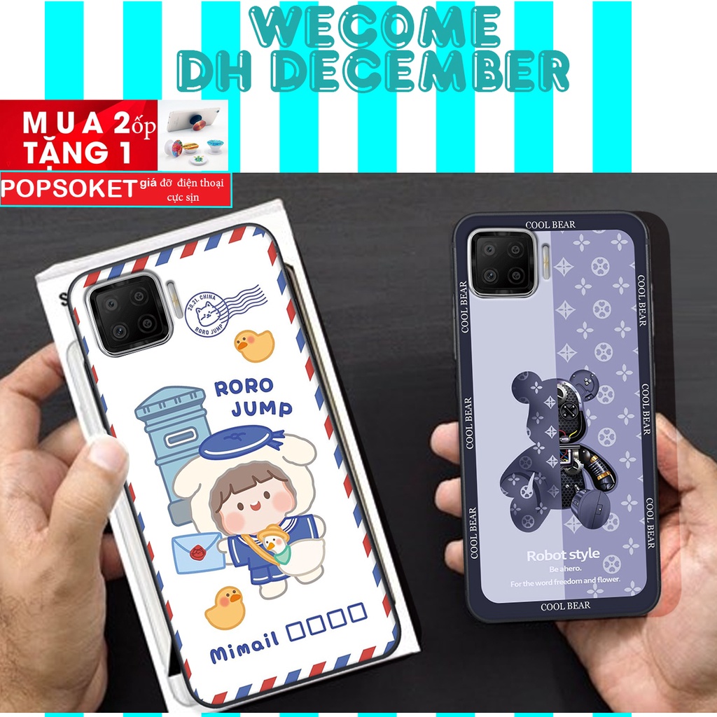 Ốp lưng Oppo A73  in hình 3D gấu mới nhất - sang - chảnh - ĐẸP- BỀN