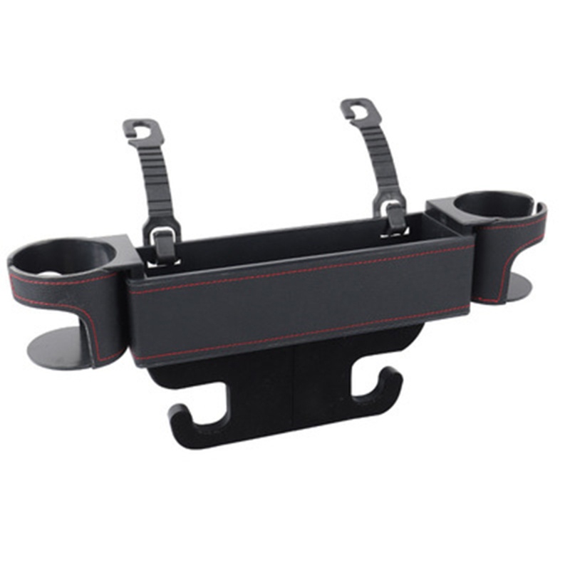 Hộp Đựng Đồ Dùng / Chìa Khóa / Khe Hở Ghế Ngồi Xe Hơi Kèm 2 Ngăn Đựng Tiền Xu Tiện Dụng