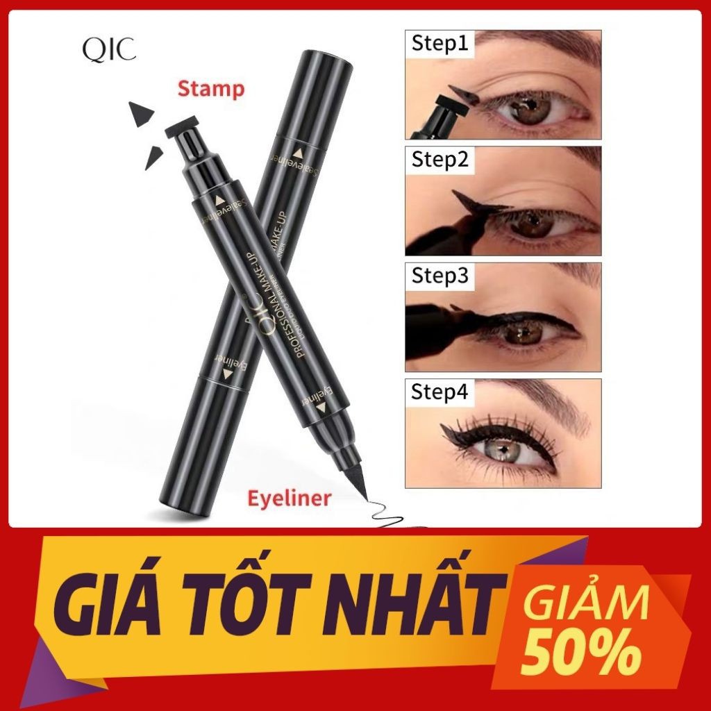 [SALE] Bút kẻ mắt QIC có 2 đầu kẻ nhanh mau khô | BigBuy360 - bigbuy360.vn