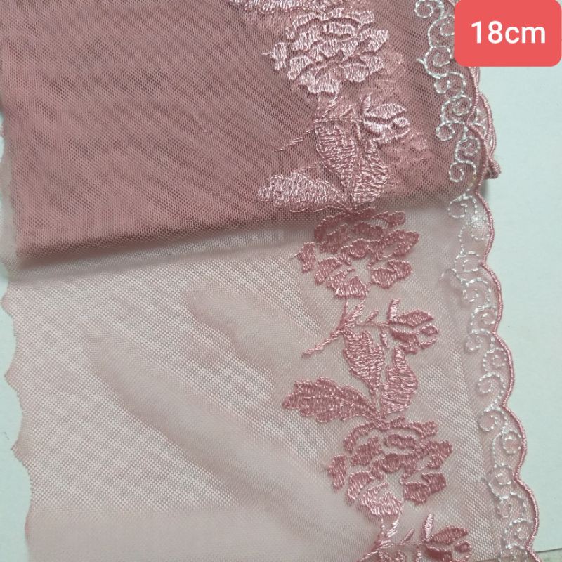 Ren lưới thêu chân , dây lẻ,size 15 đến 26cm .