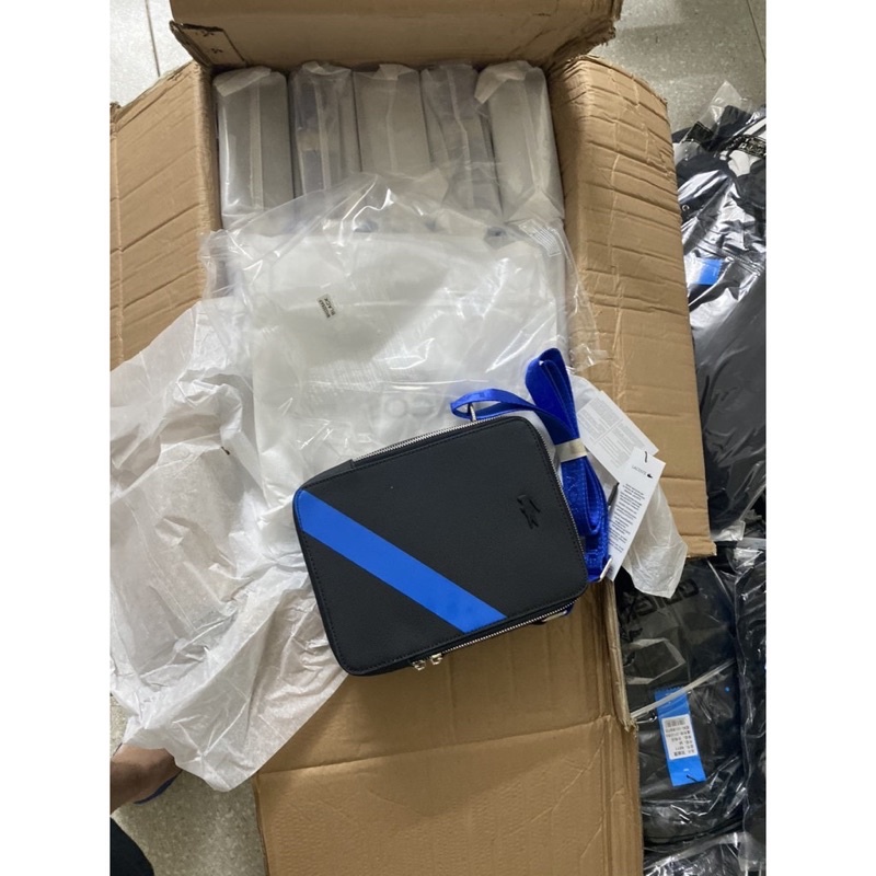 Túi đeo chéo lacoste vải canvas cao cấp