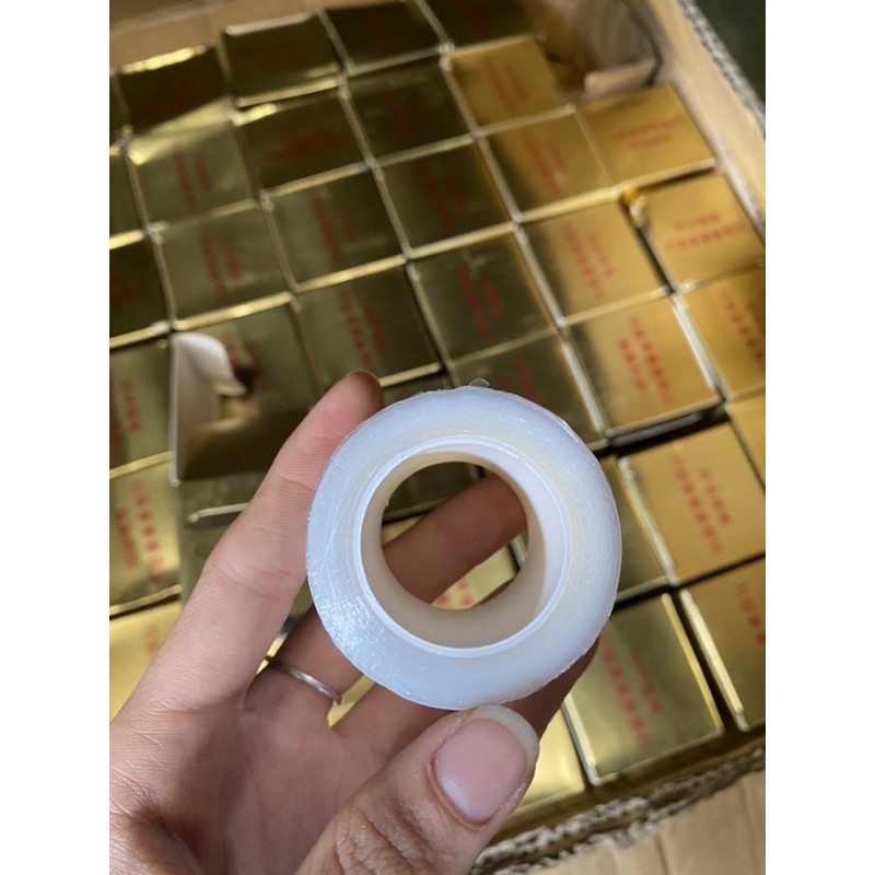 Hộp Cuộn nilong hàn quốc dễ bám, Màng Nilong ủ tê lông mày, môi, mí Kích Thước 4,2mmx