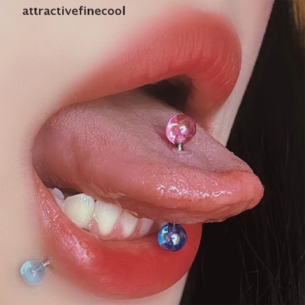 Khuyên Xỏ Lưỡi / Cơ Thể Bằng Thép Titan Nhiều Màu Sắc