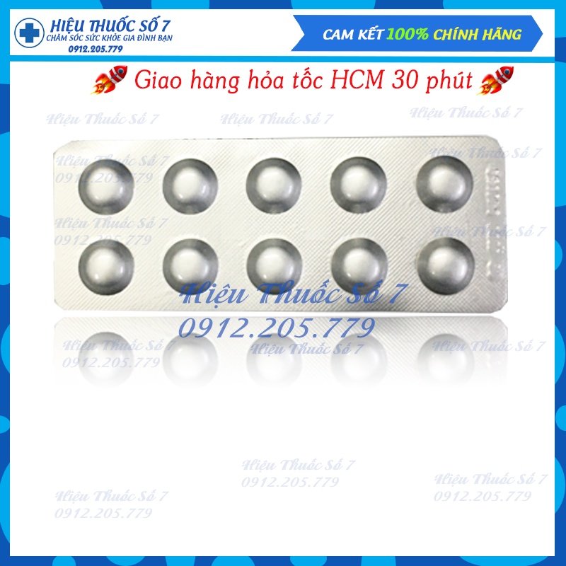 Thực Phẩm Bổ Sung Kẽm Tăng Sức Đề Kháng, Săn Chắc Xương Zinc Gluconat 70mg 1 vỉ 10 viên