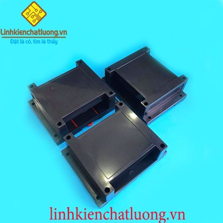 Combo 3 hộp nhựa PLC 115x90x40mm màu đen