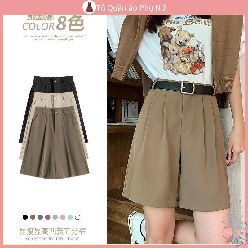Qu gotn ng > n > o Bộ Áo Khoác blazer + Quần Short Kaki Mỏng Dáng Chữ a Ống Rộng Mỏng Thời Trang Mùa Hè Cho Nam Và Nữ
