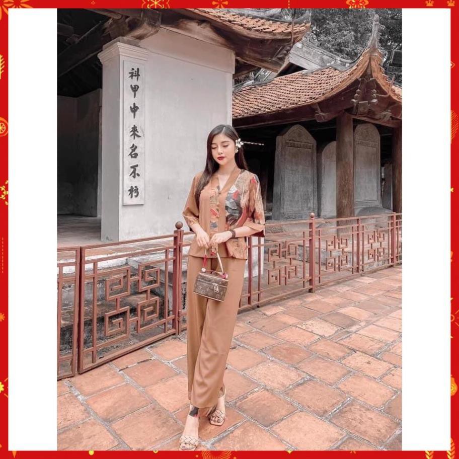 ( Xả Hàng Bán Lỗ) Sét Bộ Nữ Quần Áo Phật Tử Lụa Satin Cao cấp | BigBuy360 - bigbuy360.vn