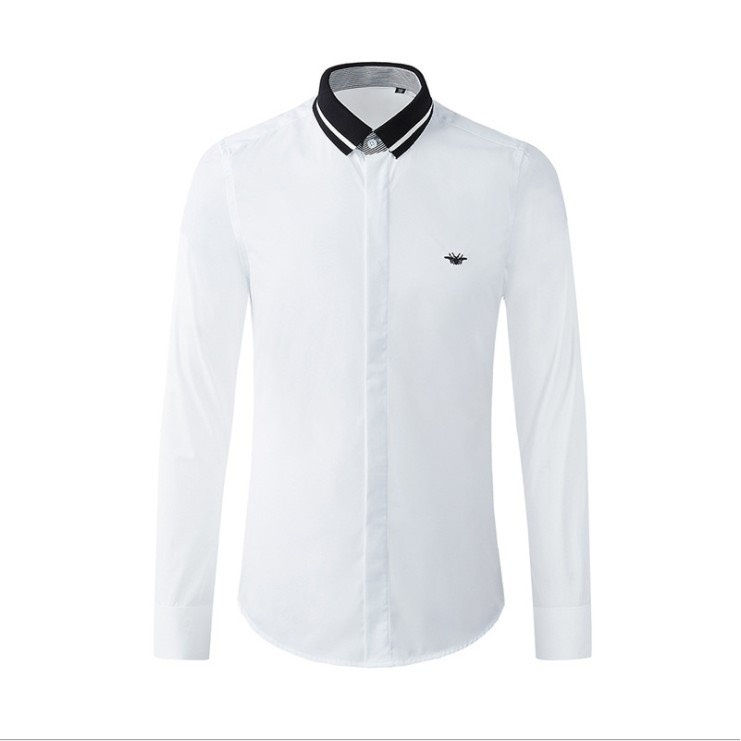 Áo sơ mi nam logo thêu ong vàng, vải chuẩn hàng Shop - ẢNH THẬT