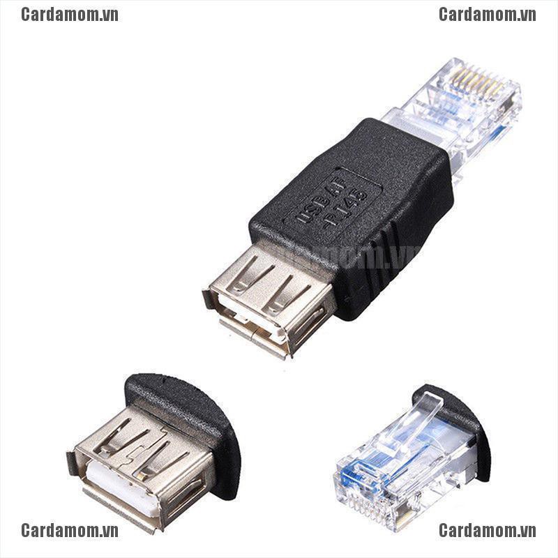 2 Đầu Chuyển Đổi Từ Ethernet Rj45 Male Sang Usb Female (Lj) | BigBuy360 - bigbuy360.vn