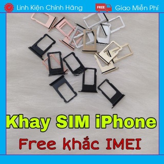 Khay sim iphone 5/ 5s/ 6/ 6 plus/ 6s/ 6s plus/ 7g/ 7 plus/ 8plus đủ màu