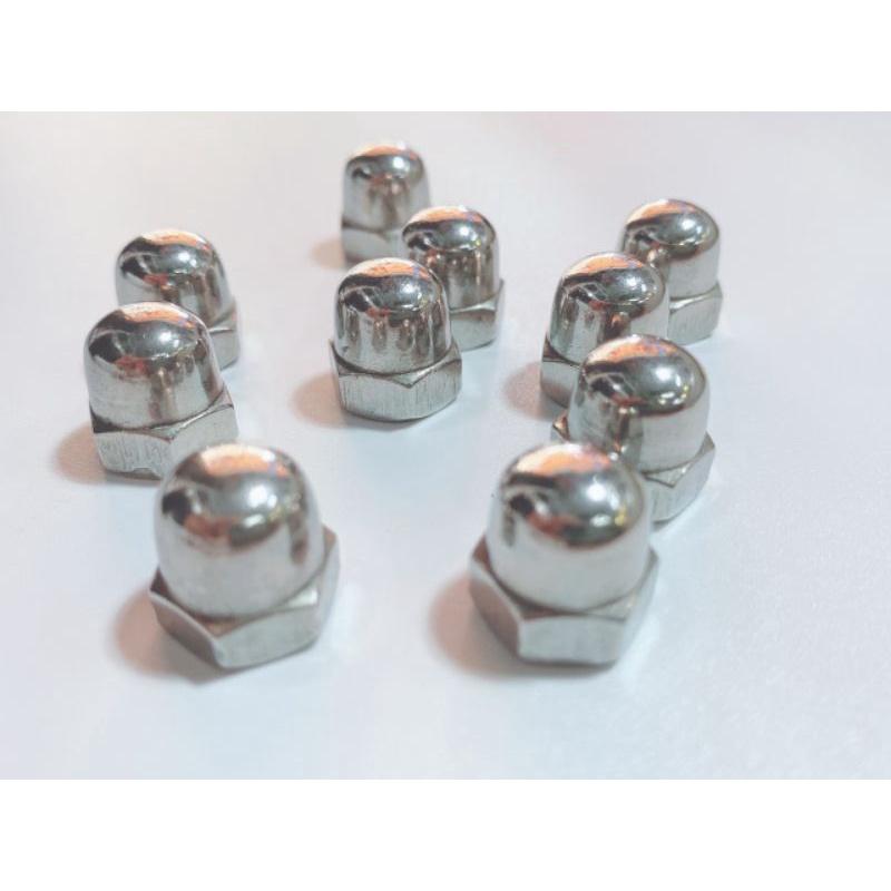 (GIÁ 1 CON ) Tán 6li 8li , ốc tán 6li 8li đầu bít chất liệu inox không rỉ