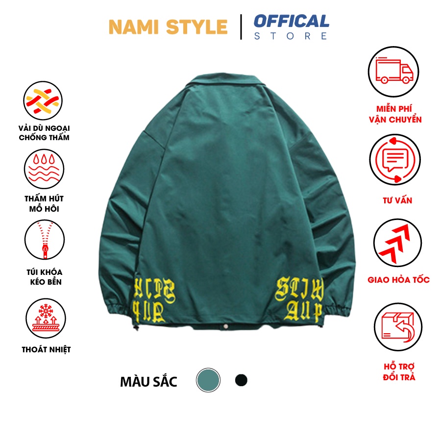 Áo khoác bomber nam nữ form rộng ulzzang unisex Hàn Quốc NQ710 U cao cấp cực đẹp