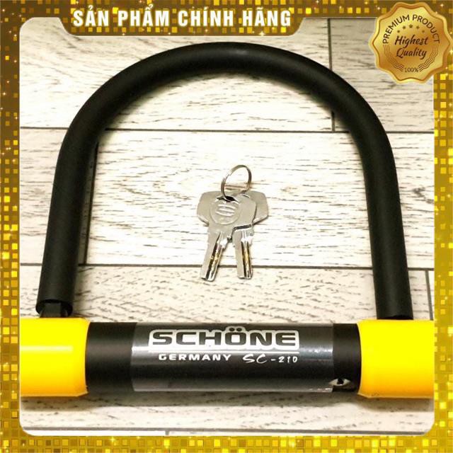 Khoá bánh xe hình chữ U Schone 210- chính hãng