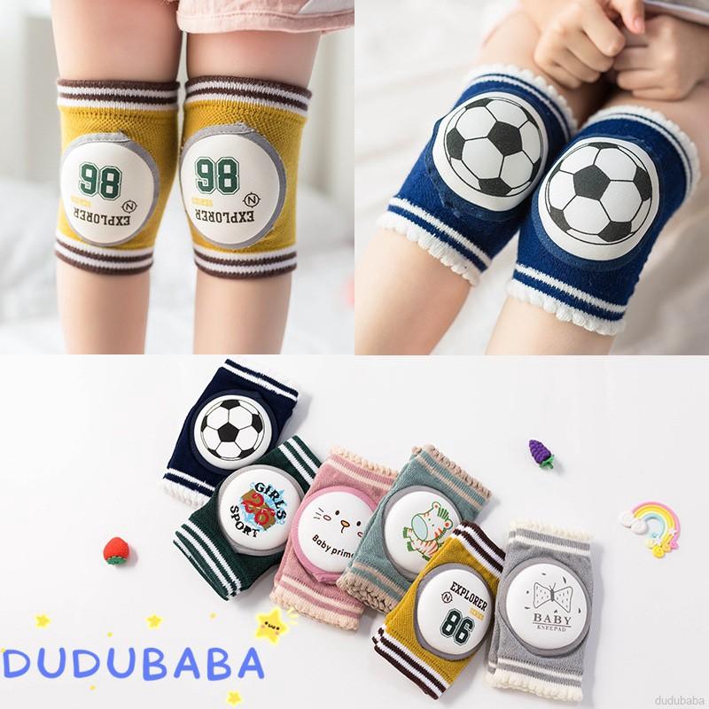 【dudubaba】Baby Cartoon Safety Crawling Elbow Cushion Knee Support Protector Kneepads 0~4 Years Old