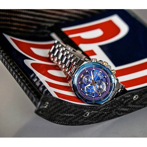 Đồng Hồ Casio Nam Dây Thép Không Ghỉ EDIFICE EFR-539RB-2ADR Chính Hãng