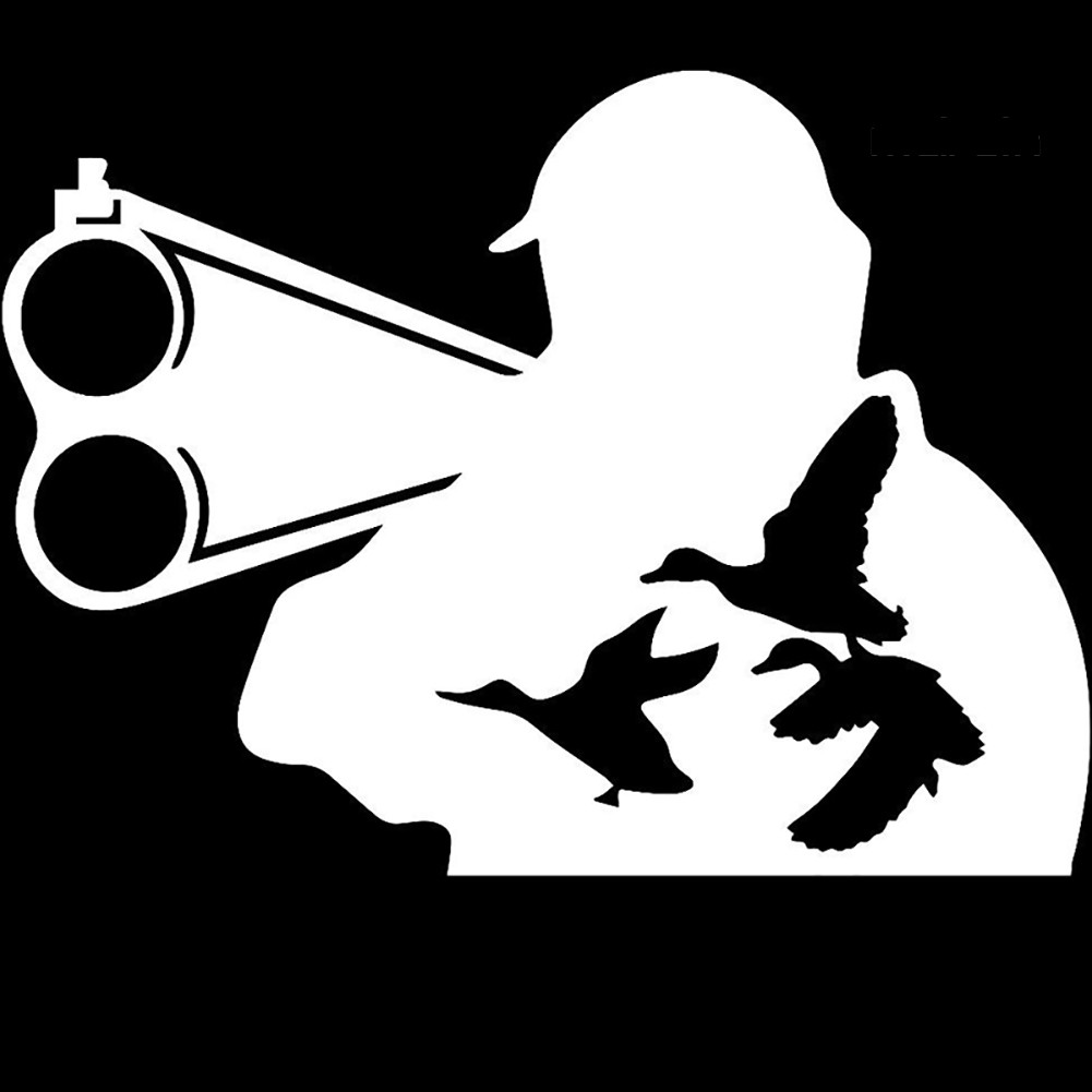 Miếng Dán Trang Trí Xe Ô Tô Hình Thợ Săn Độc Đáo