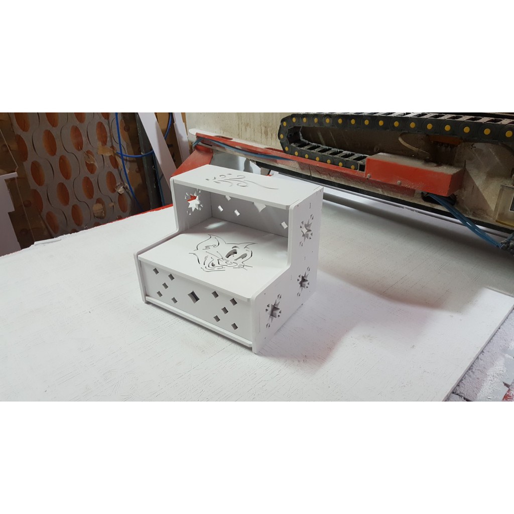 Kệ để chân nail siêu rẻ có ngăn kéo