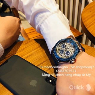 Đồng hồ nam guess analog gunmetal dial men's watch