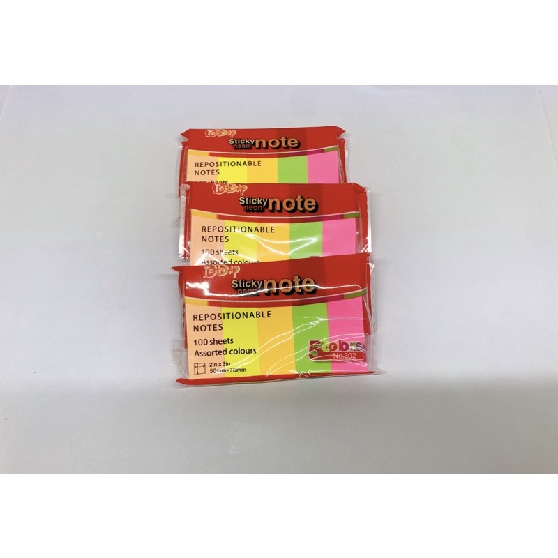 Giấy nhớ 4 màu giấy ngón tay, 5 màu giấy ngón tay cỡ 3x3