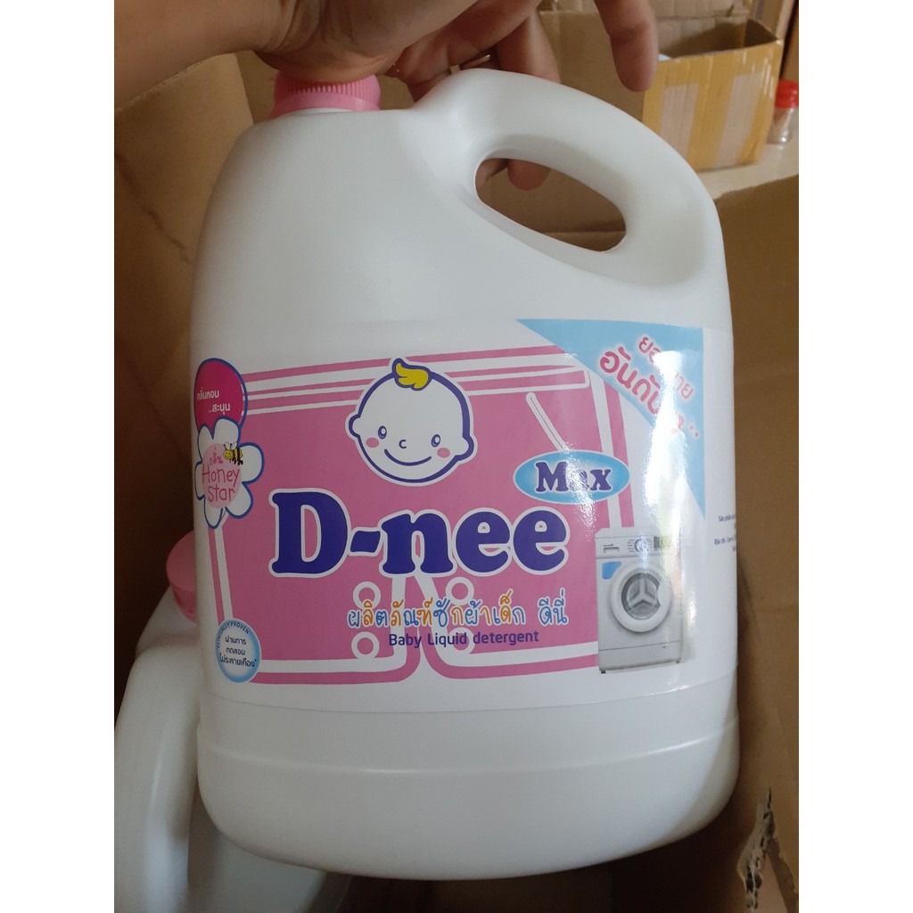 [Mã 267FMCGSALE giảm 8% đơn 500K] Nước Giặt Quần Áo Trẻ Em Dnee-Max 3800ml - Dnee-Max Làm Mềm Vải -Hương Thơm Dịu Nhẹ