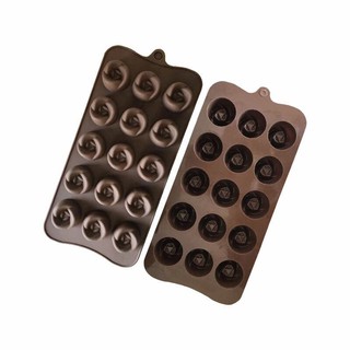Khuôn đổ socola hình hoa hồng, khuôn silicon đổ socola cao cấp,hình đẹp