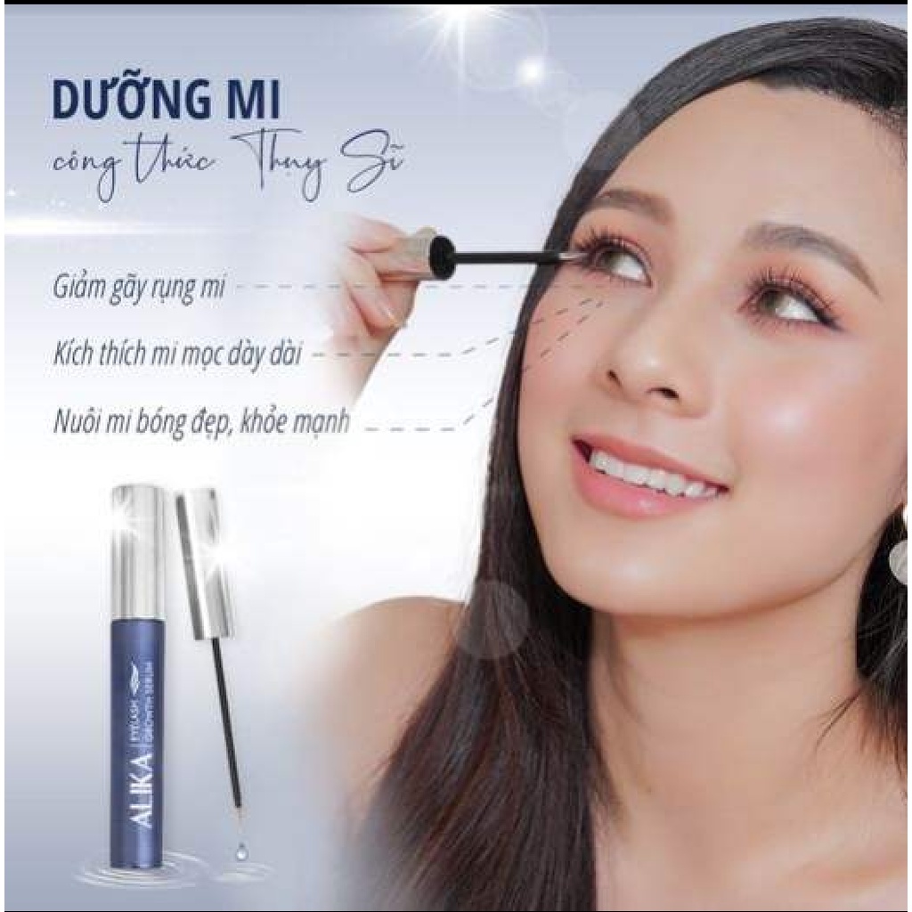 Serum Dưỡng Mi Alika -Toàn Diện Cho Đôi Mi Dài Dày Cong Vút,Chắc Khoẻ Tự Nhiên, An toàn cho mắt , 5ml