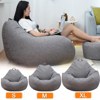 Vải bọc ghế lười màu trơn kích thước S / M / L dùng trang trí nhà cửa