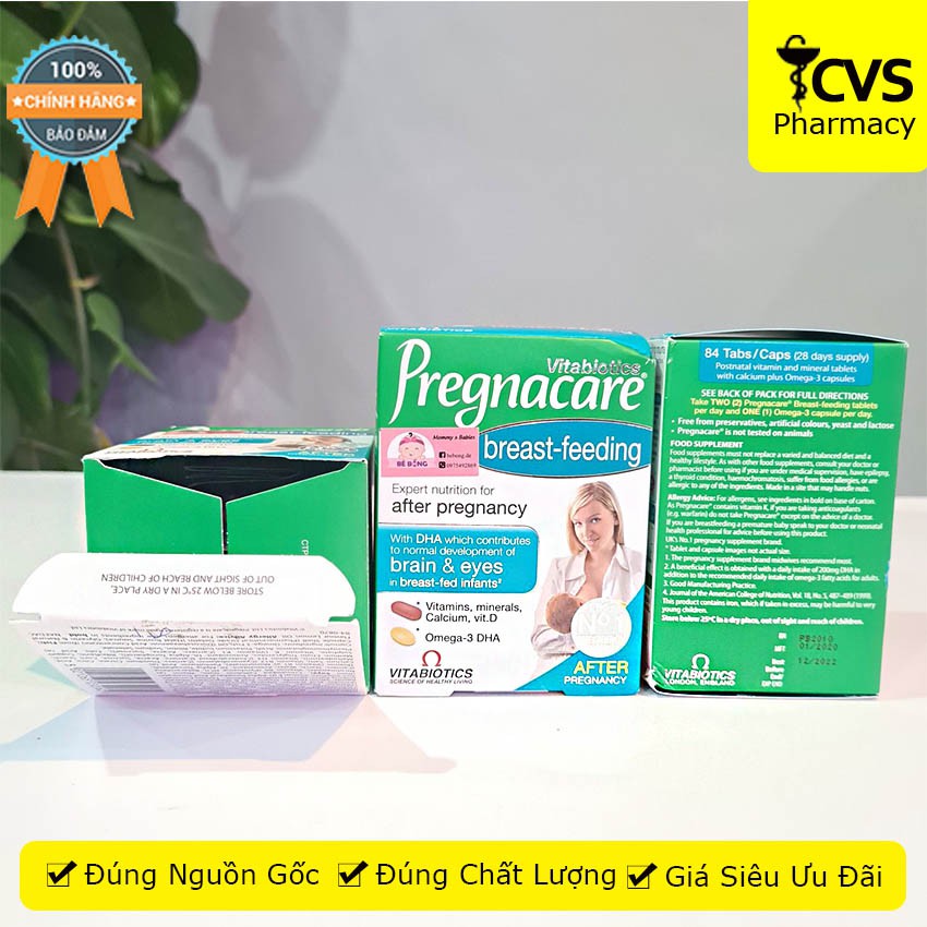 Vitabiotics Pregnacare Breast Feeding - Viên Uống Lợi Sữa Giúp Tăng Số Lượng &amp; Chất Lượng Sữa Mẹ - cvspharmacy