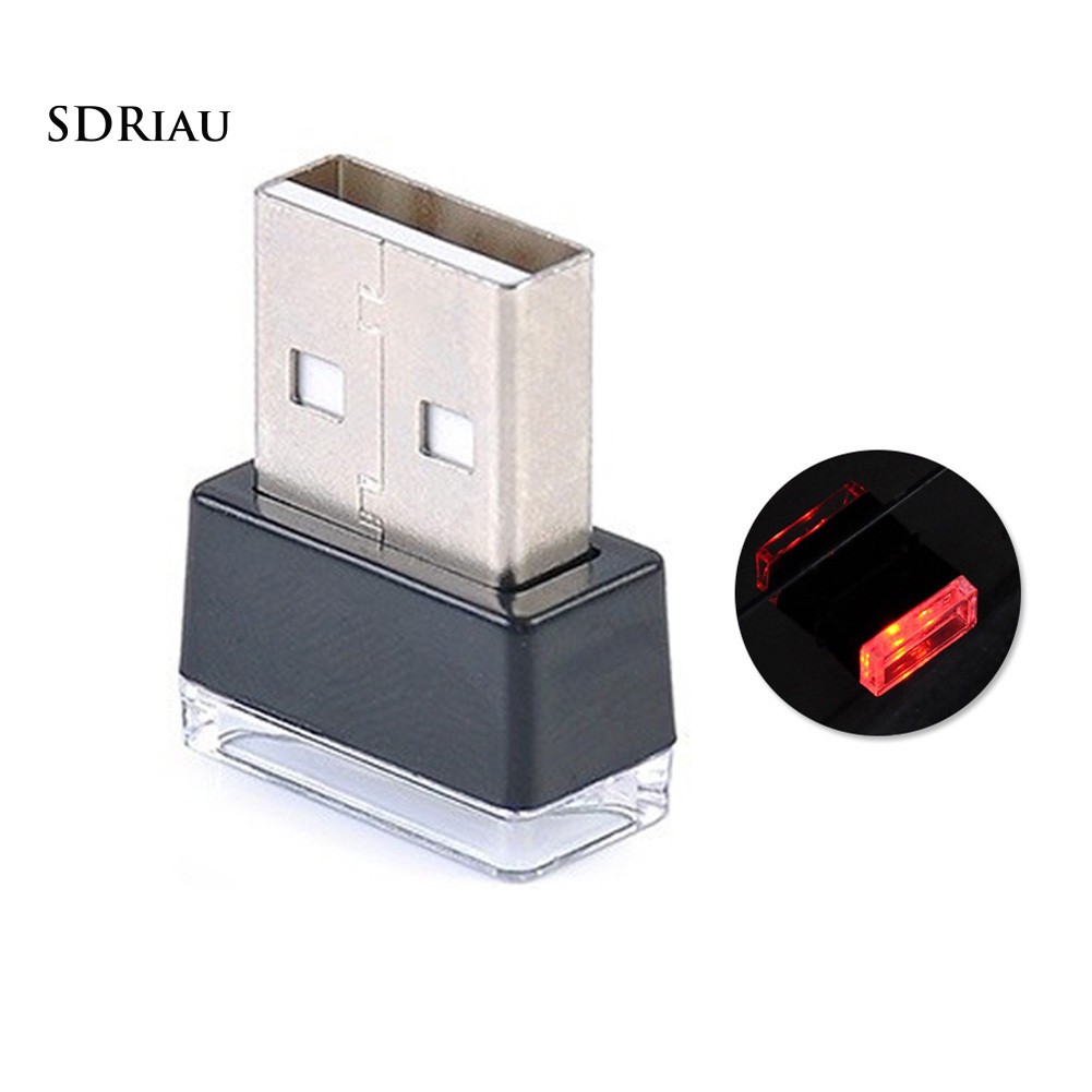 Đèn LED USB nhỏ gọn dùng để trang trí nội thất xe ô tô