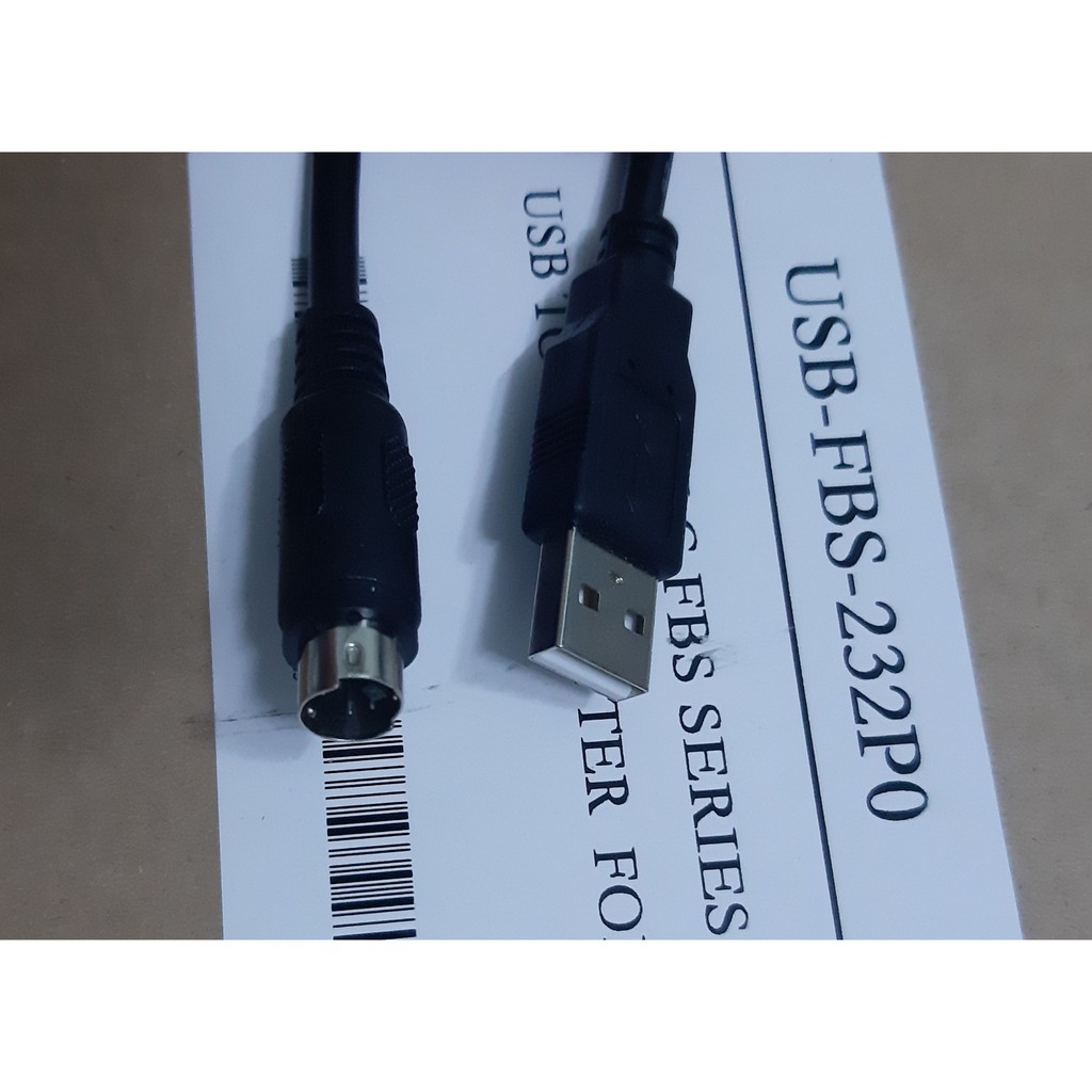 Cáp lập trình USB-FBS-232P0-9F cho PLC Fatek FBS