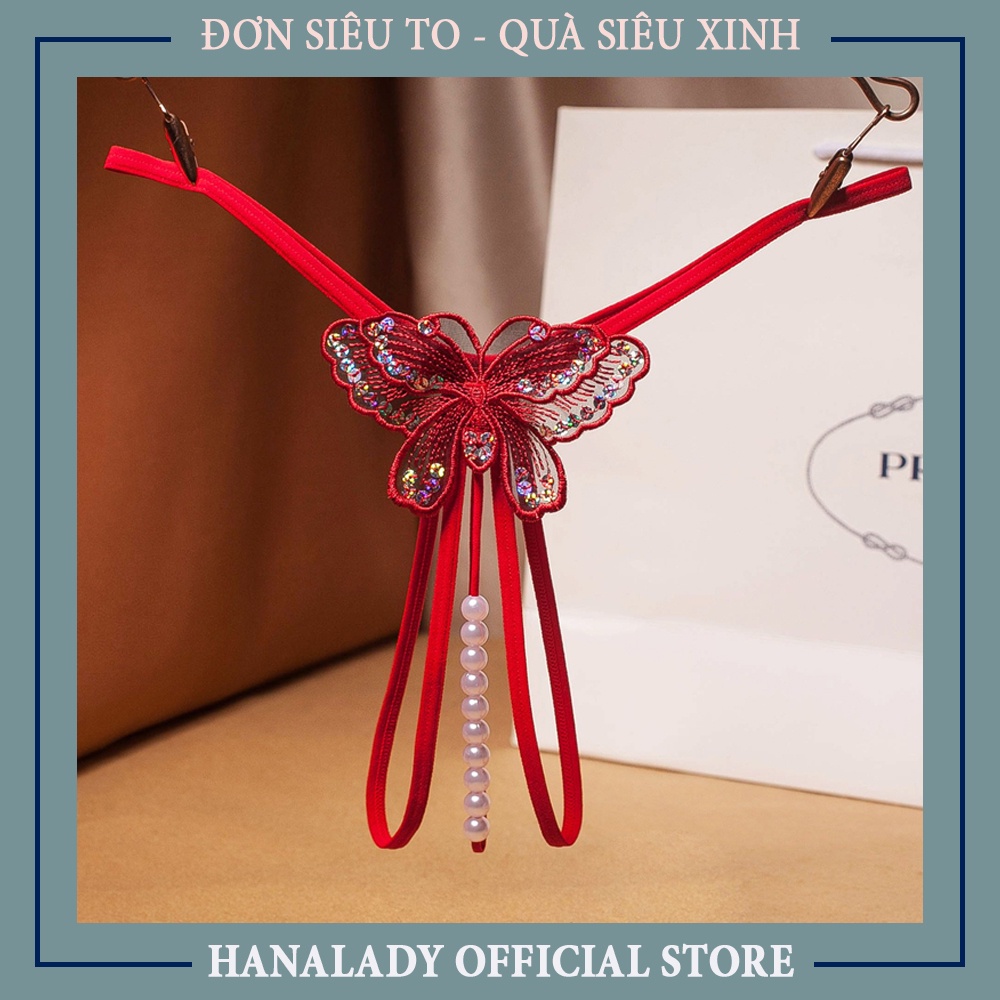 Quần lót lọt khe ren hình bướm - Quần chip hở đáy quyến rũ gợi cảm L065 | BigBuy360 - bigbuy360.vn