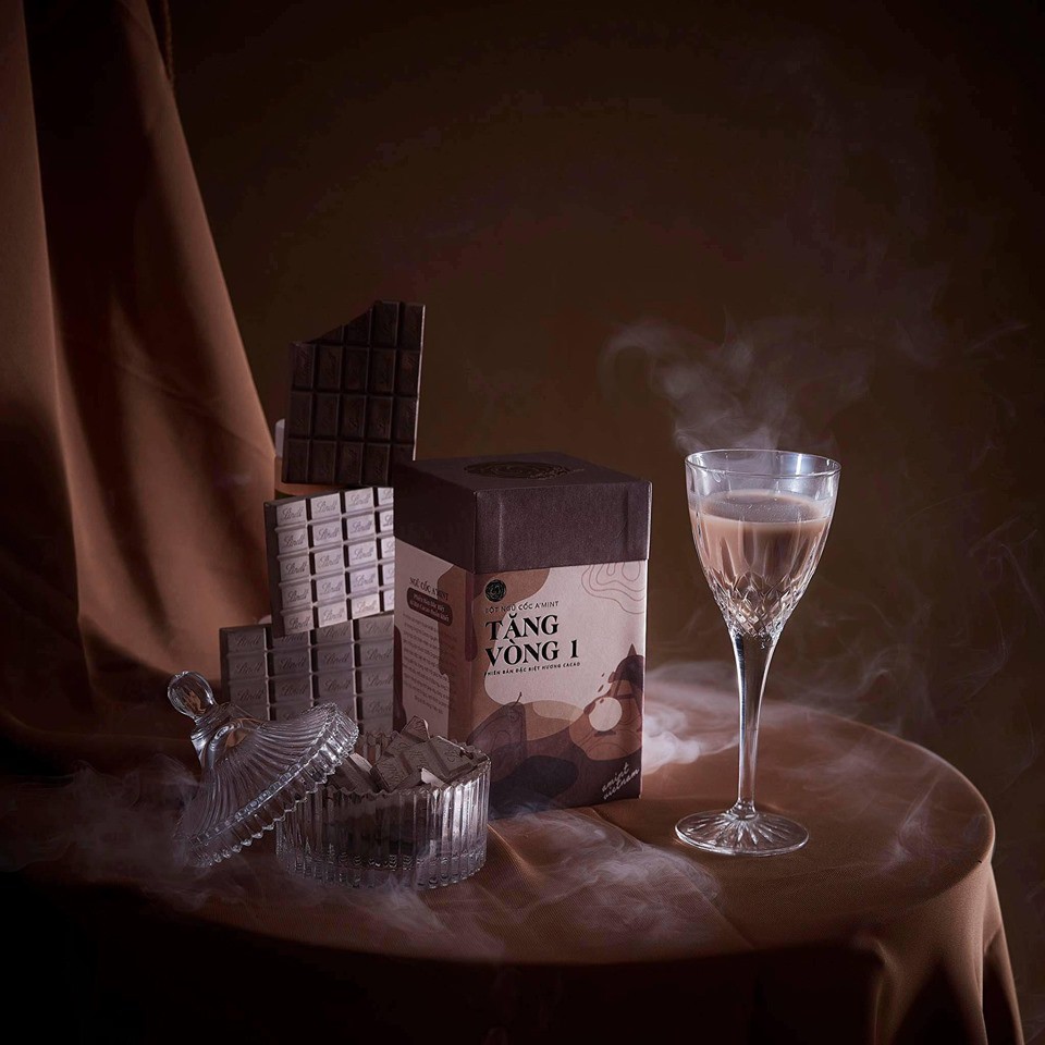 Mầm đậu nành tăng vòng 1, nở ngực vị Cacao hỗ trợ bài massage bấm huyệt vòng 1 A'mint | Amint | BigBuy360 - bigbuy360.vn