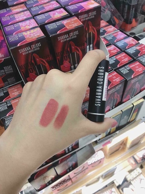 [ HÀNG CÓ SẴN ] SON SIVANNA COLORS MYSTERY MATTES LIPSTICK | BigBuy360 - bigbuy360.vn