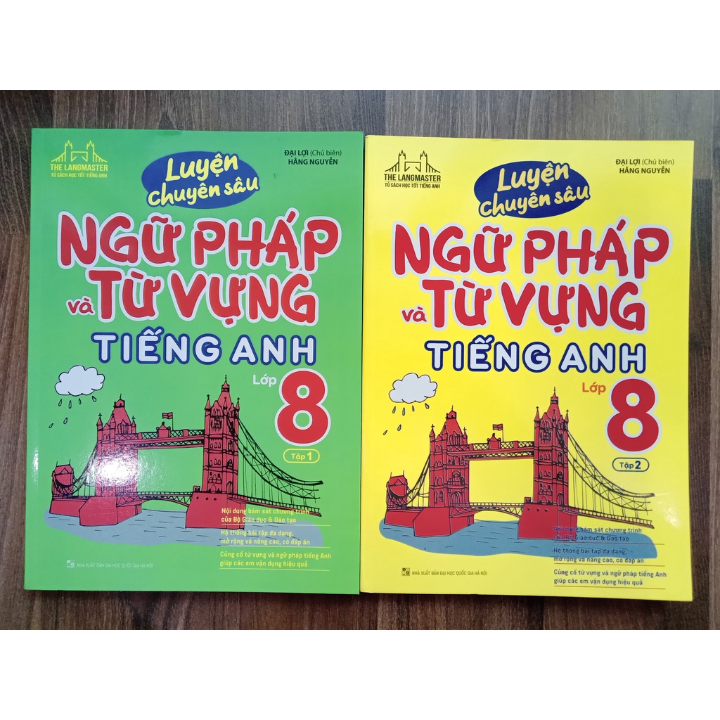 Sách - Luyện chuyên sâu ngữ pháp và từ vựng tiếng anh lớp 8 tập 2