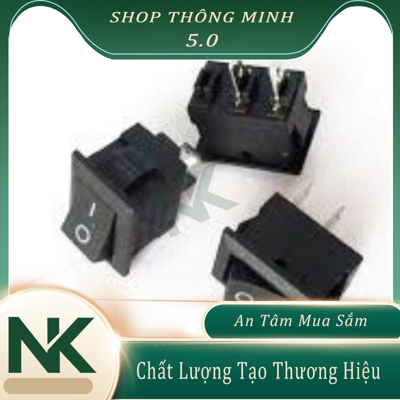 Công Tắc Bập Bênh 3A 10A 250V XL601 KDC1-11 KDC1-101 ❤️ Nút bật tắt tiện dụng cho thiết bị