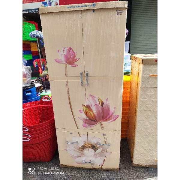 Tủ treo đồ LOUIS 2 tầng nhựa Qui Phúc