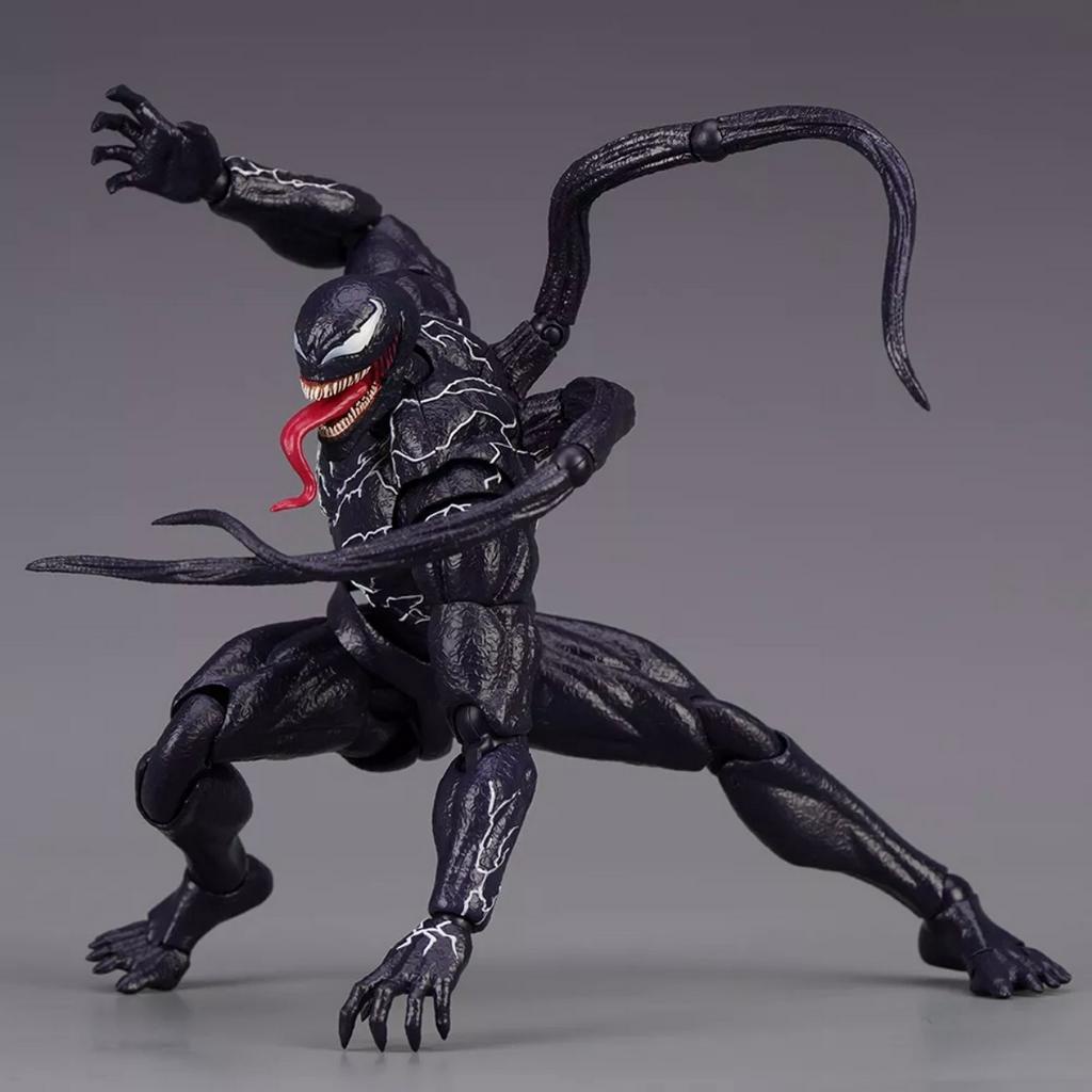 Mô Hình SHF Venom Marvel Cao 20 Cm Có Khớp Cử Động