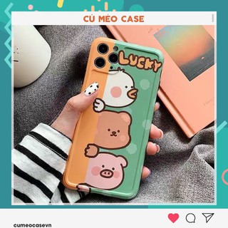Ốp team ròm dẻo mịn dành cho iPhone 11 Pro Max 7 8 Plus X XsMax XR Cú Mèo Case