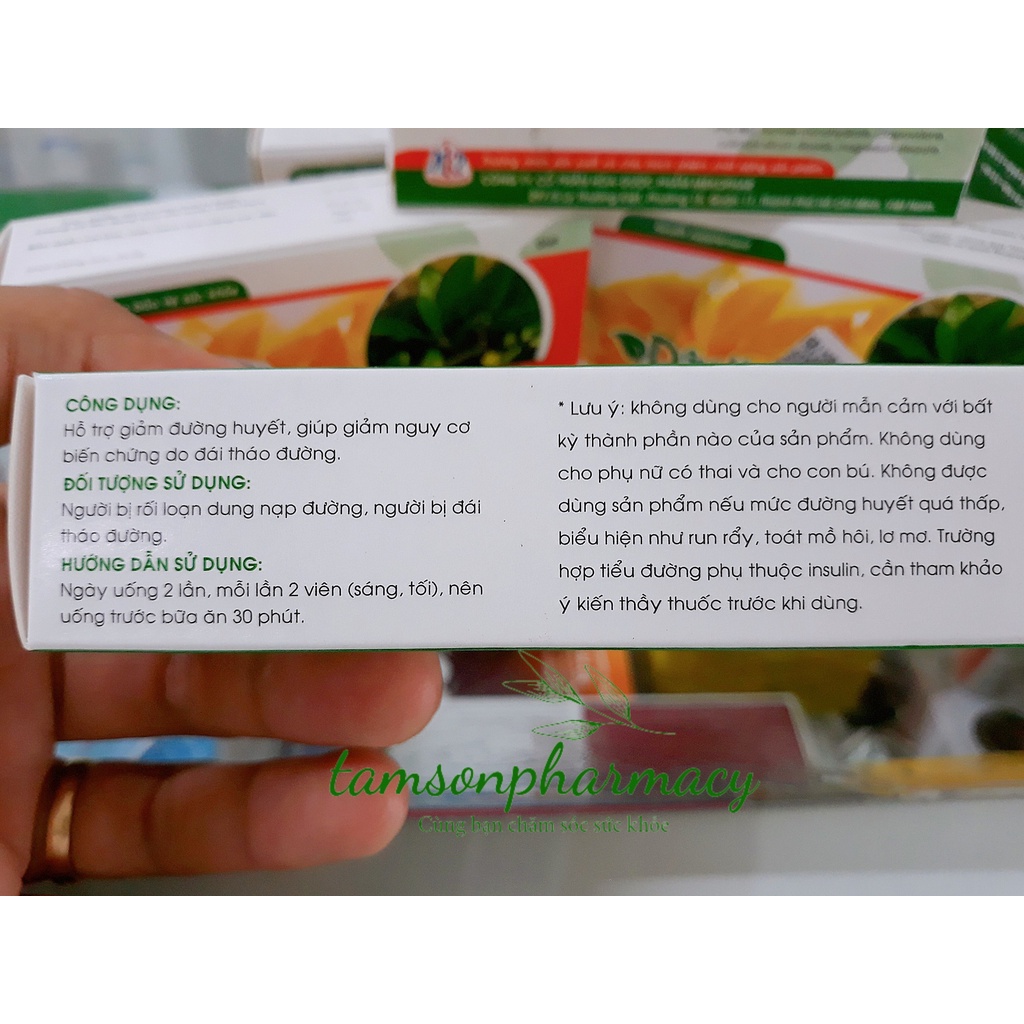 Dây Thìa Canh hộp 40 viên Mekophar hỗ trợ người tiểu đường