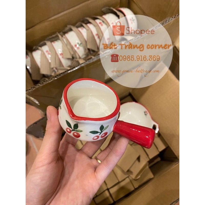Hũ nhỏ đựng gia vị có tay cầm Cherry Bắc Âu