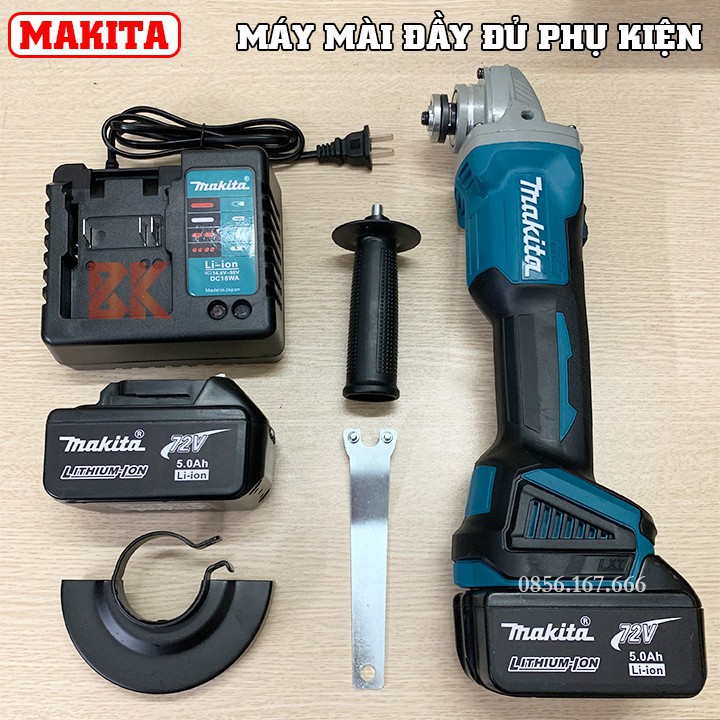 Máy Mài Pin Makita 72V Động cơ BL Motor Không Than - Pin 10 Cell, Máy cắt sắt, tường, gỗ - 100% Đồng {Sẵn Hàng-Gía Gốc}