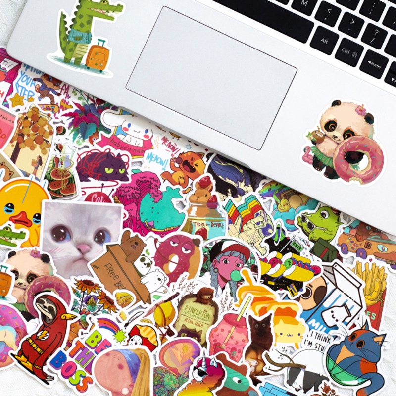 Set 50 Miếng Dán Graffiti Sáng Tạo Trang Trí Bề Mặt Mịn
