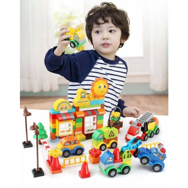 Lego 105 chi tiết Duplo Hãng Feelo