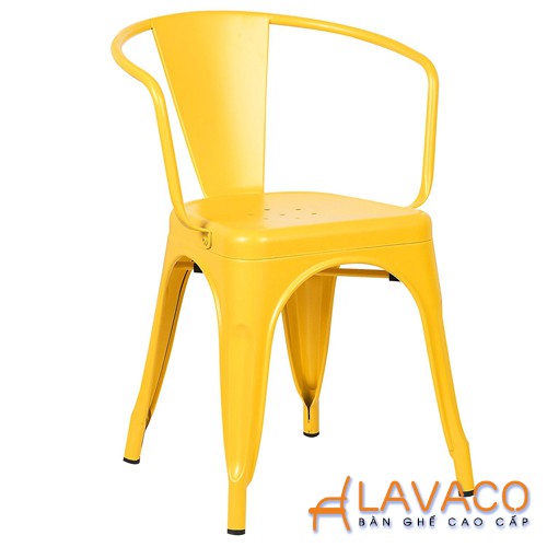 Ghế tolix armchair màu vàng đẹp ở TP.HCM -301Y