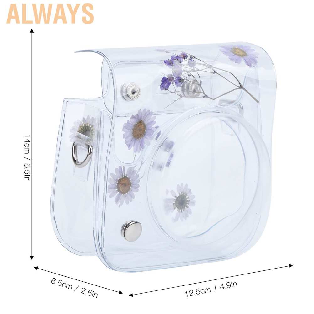 Túi Đựng Camera Bằng Pvc Trong Suốt Có Dây Đeo Vai Tùy Chỉnh Cho Instax Mini 11 Sự Bảo Vệ