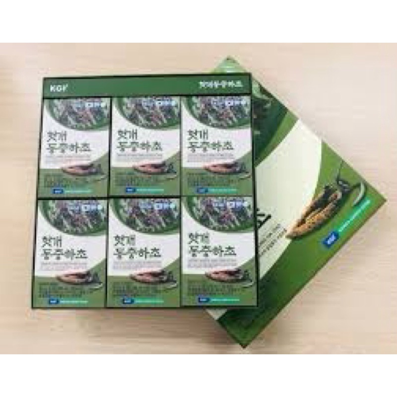 Nước Hồng Sâm Mát Gan Đông Trùng Hạ Thảo KGF Hàn Quốc Hộp 50ml X 30 Gói