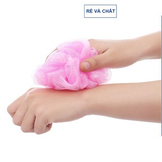 BÔNG TẮM TRÒN NHIỀU MÀU