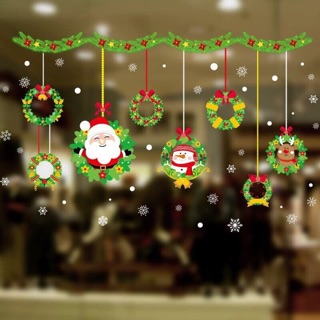 Combo Giấy dán kính noel ( còn số 3-5-6-7-8)
