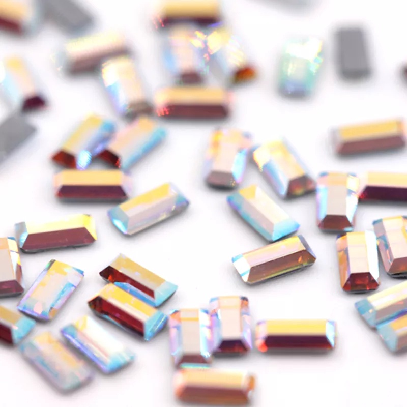 Mới Set 50 Viên Đá 3D Lấp Lánh Đính Móng Nghệ Thuật