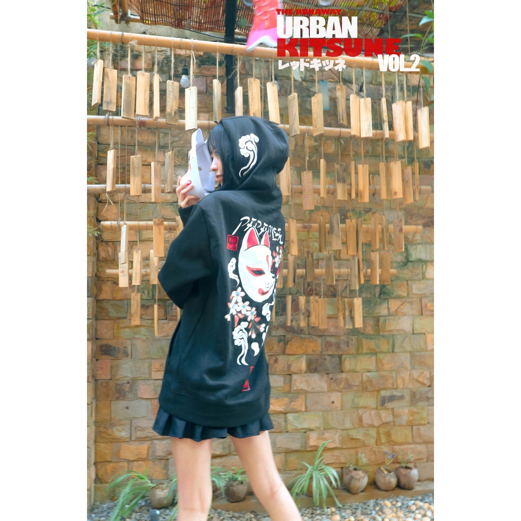 Áo Hoodie Urban Kitsune 2: Paradise Nỉ bông cho Nam/ Nữ by The Runaway